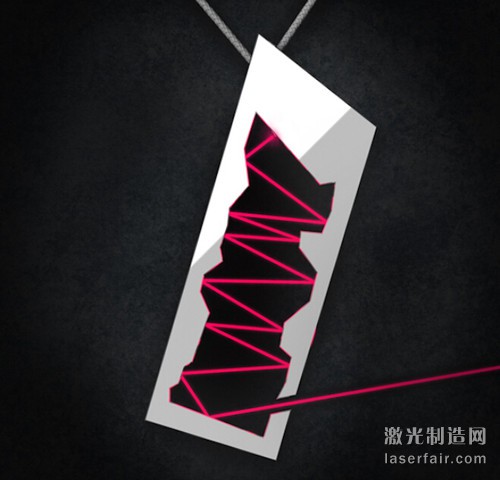 利用反射的時尚激光燈(圖片源自Behance)