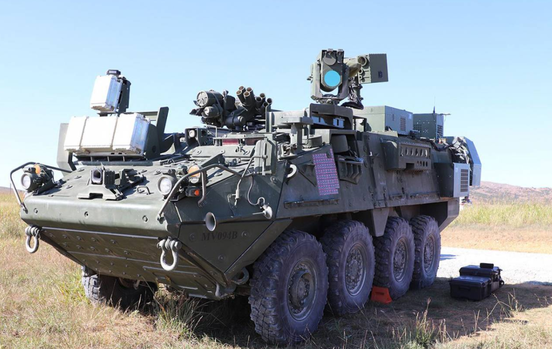 安裝了激光武器的Stryker步兵戰車。