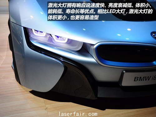2013上海車展 寶馬發布激光大燈技術