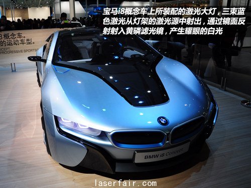 2013上海車展 寶馬發布激光大燈技術